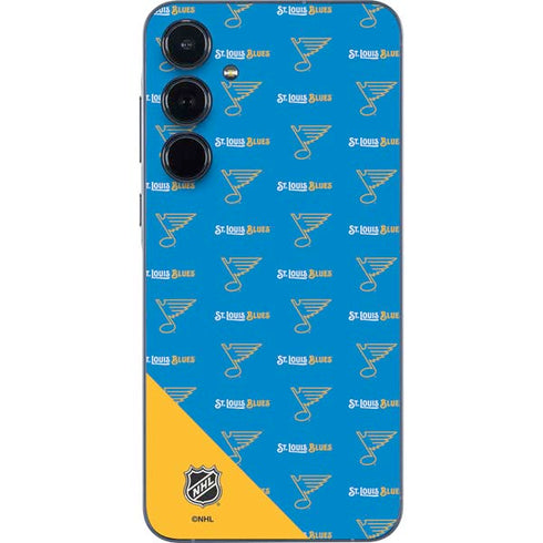 NHL St. Louis Blues Pattern Galaxy A35 5G Skin